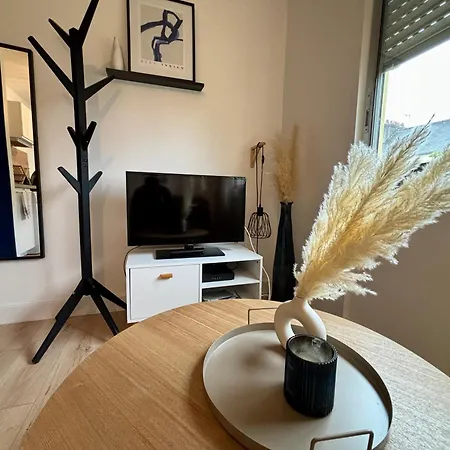 -le Majorelle- Studio Parking Balcon Centre Wifi Quimper