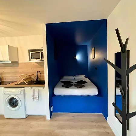 Appartement -le Majorelle- Studio Parking Balcon Centre Wifi Quimper